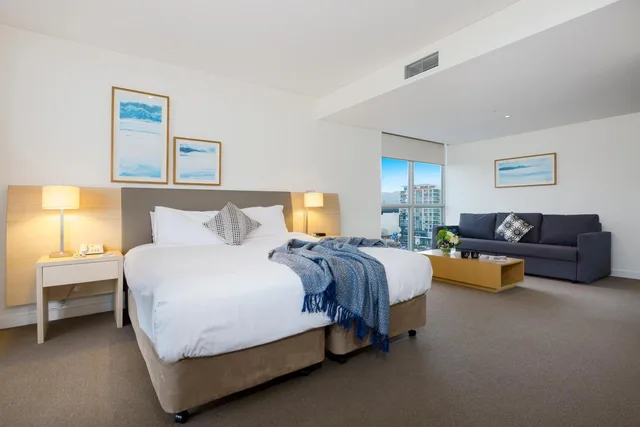 Sage, Suite, King Bed، Sage Hotel Wollongong 2/6