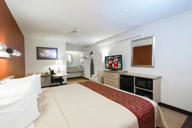 غرفة سوبيريور بسرير كينج، Red Roof Inn Chicago - Joliet 1/10