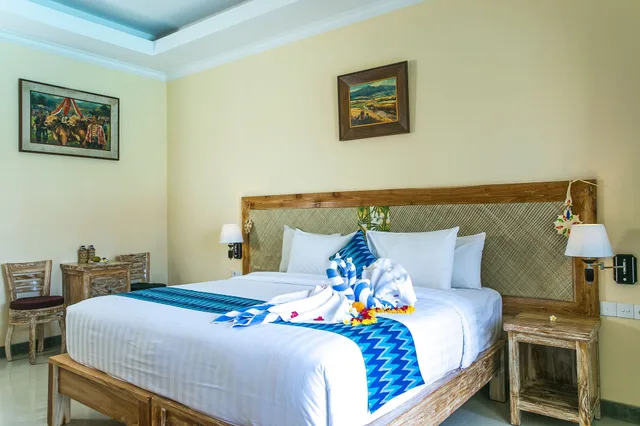 Original, Family, 1 King and 1 Single Beds, Garden View، Ashyana Candidasa Ex Fajar Candidasa Beach Bungalow 7/10