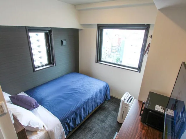 غرفة بسرير نصف مزدوج للمدخنين، Hotel Livemax Umeda WEST 1/8