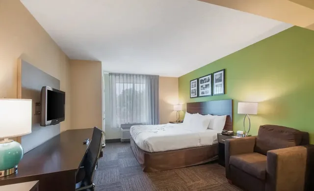 غرفة بسرير مزدوج، Sleep Inn & Suites Dover University Area 2/3