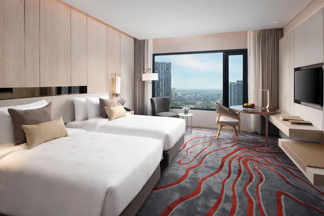 غرفة كلوب تنفيذية بسريرين منفصلين، Hotel Nikko Bangkok 1/1