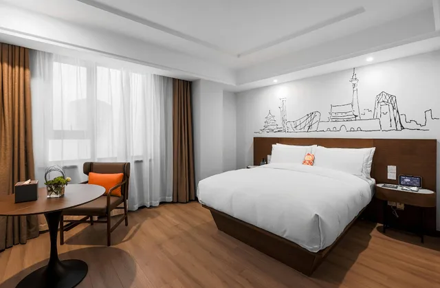 غرفة سوبيريور بسرير كوين، Urcove By Hyatt Beijing Forbidden City 1/1