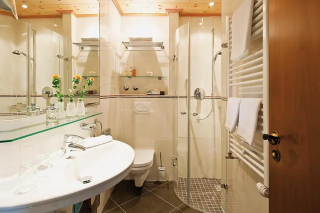 غرفة مفردة بسرير مزدوج، Parkhotel Wallgau 7/8