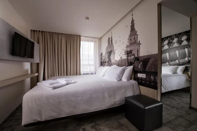 غرفة عائلية بسرير كينج، City Hotel Ljubljana 2/2