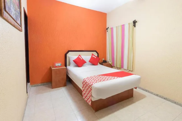 غرفة قياسية بسرير كوين، OYO Hotel Merida 4/5