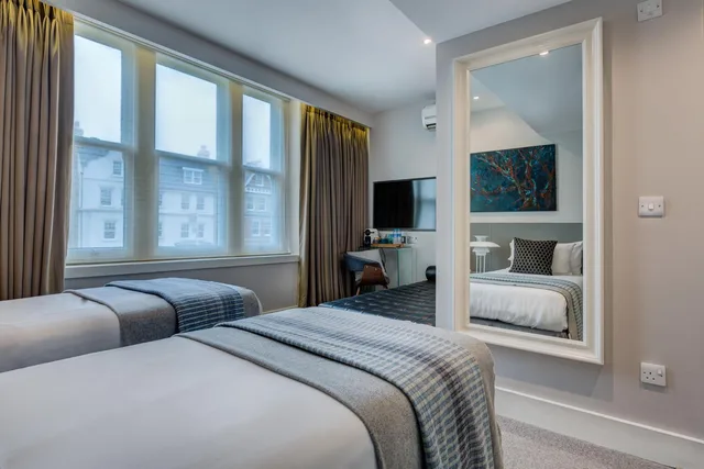 غرفة ديلوكس بسريرين منفصلين، Hotel 55 1/4