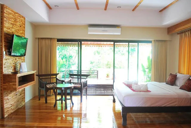 غرفة سوبيريور بسرير كينج، Oopkaew Resort 1/1
