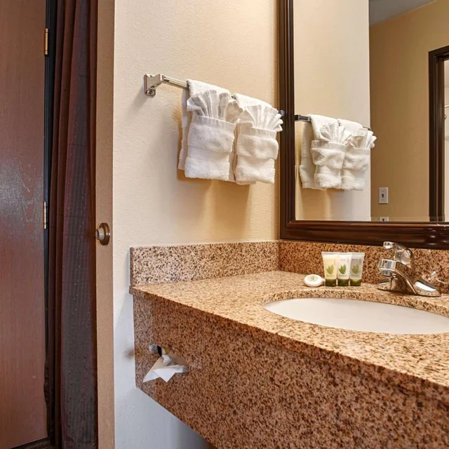 غرفة بسرير كينج بحوض استحمام لذوي الإعاقة، Best Western Plus Corning Inn 3/3