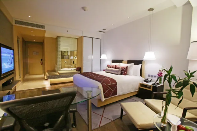 جناح بسرير مزدوج بغرفة نوم واحدة، CROWNE PLAZA GREATER NOIDA 3/8