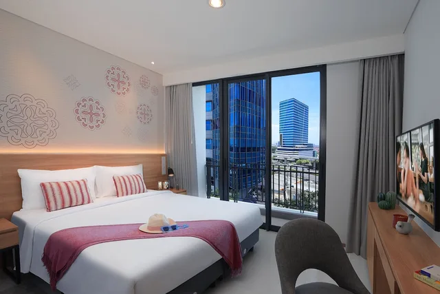 شقة ديلوكس بسرير كينج وسرير كوين بغرفتي نوم، Citadines Gatot Subroto Jakarta 3/8