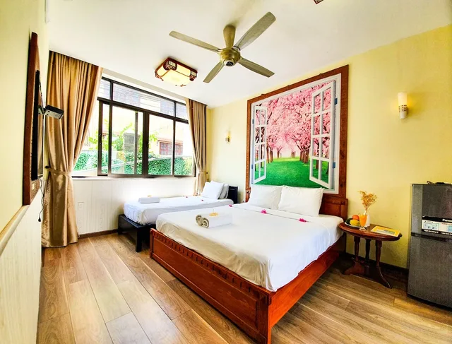 غرفة سوبيريور بسرير كوين، Anh Family Homestay 9/10