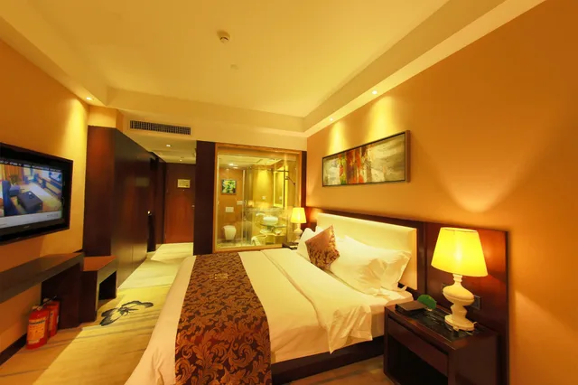 غرفة تنفيذية بسرير كينج، Meihao Mingyue Hotel International Finance City Keyun Road Metro Branch 2/5