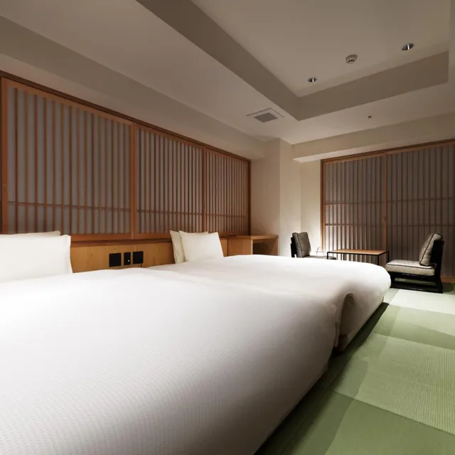 Japanese, Twin Beds, Tokyo Sky Tree View, Outdoor Bath, Corner، Prostyle Ryokan Tokyo Asakusa 1/2