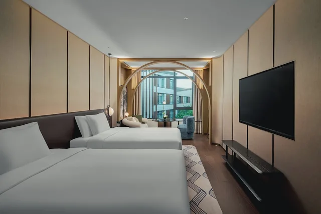 Standard, 2 Double Beds, Garden View, Hotel Indigo Wuxi Qingming Bridge by IHG 2/5