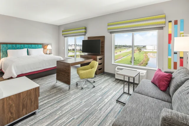 جناح استوديو بسرير كينج، Hampton Inn Odessa Trinity 1/2