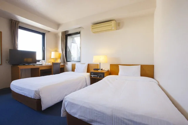غرفة بسريرين منفصلين للمدخنين، Sankei City Hotel Hachiouji 2/7