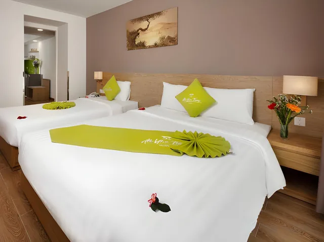 غرفة فاخرة عائلية بإطلالة على المدينة بشرفة، Ale Nha Trang Hotel 2/3