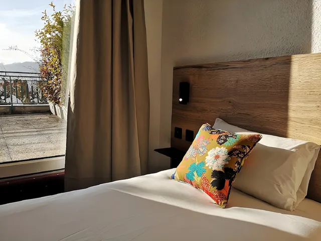 غرفة كلاسيكية بسريرين منفصلين بشرفة، Hotel Les Mesanges 2/3