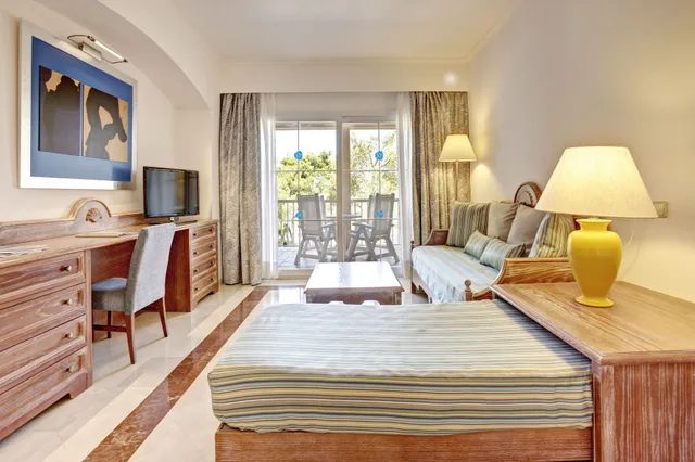 شقة بسريرين منفصلين بشرفة بغرفة نوم واحدة مع أريكة، Grupotel Gran Vista And Spa 4/7