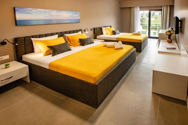 غرفة سوبيريور بسرير كينج وسرير فردي بإطلالة على المدينة، First Joy Hotel 1/3