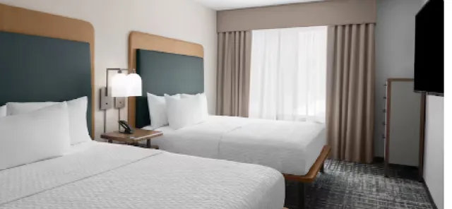 جناح بسريرين كوين بغرفة نوم واحدة لذوي الإعاقة، Homewood Suites by Hilton Charlotte Uptown First Ward 3/5