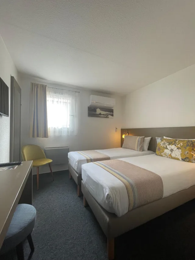 غرفة كومفورت بسريرين منفصلين، Relais Fasthotel Biarritz Bidart 1/2
