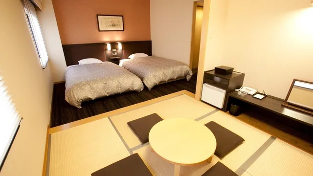 غرفة يابانية غربية فاخرة، Toyama Manten Hotel 1/1