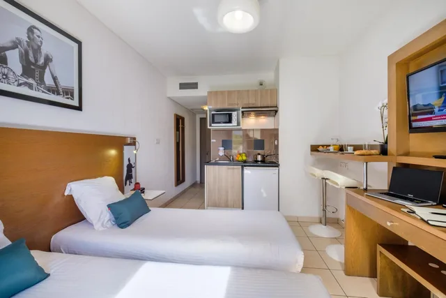 استوديو بسريرين منفصلين، Comfort Aparthotel Antibes Le Maestria 1/6