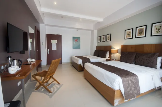 غرفة بريميير بسريرين كوين، Aloha Boracay Hotel 6/10