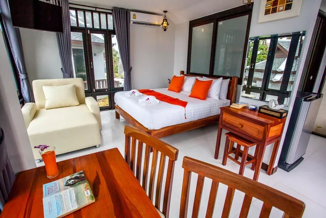غرفة ديلوكس بسرير مزدوج، Lanta Corner Resort 1/1