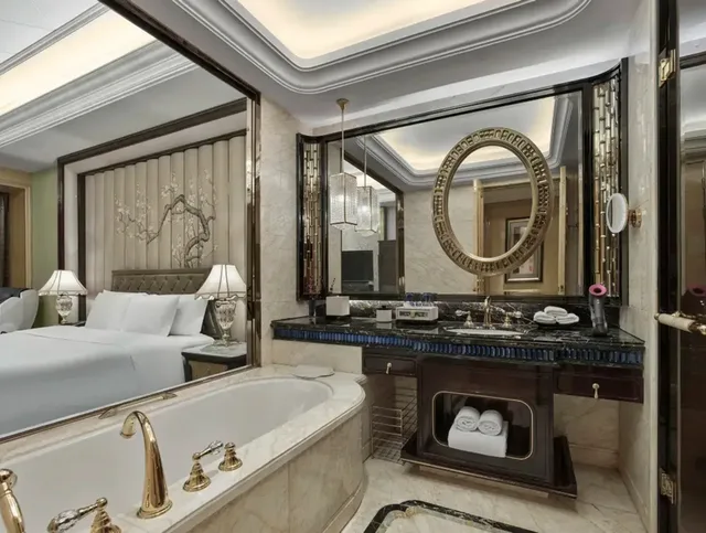 غرفة غراند بسريرين منفصلين، Wanda Reign Wuhan 2/2