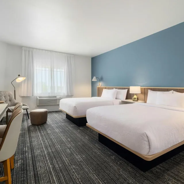 Studio, Suite, 2 Queen Beds, Bathtub, Accessible, Extended Stay Minot 1/3