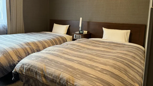 غرفة قياسية بسريرين منفصلين، Hotel Route Inn Toki 1/1