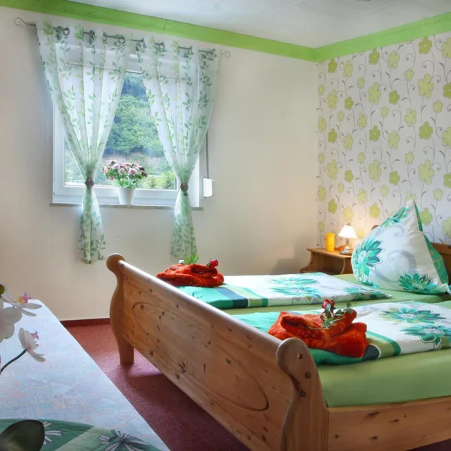غرفة بسرير مزدوج أو سريرين منفصلين، Hotel im Rheintal 4/6