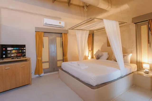 فيلا بسرير كينج بإطلالة على البحر، Punnpreeda Beach Resort 7/10