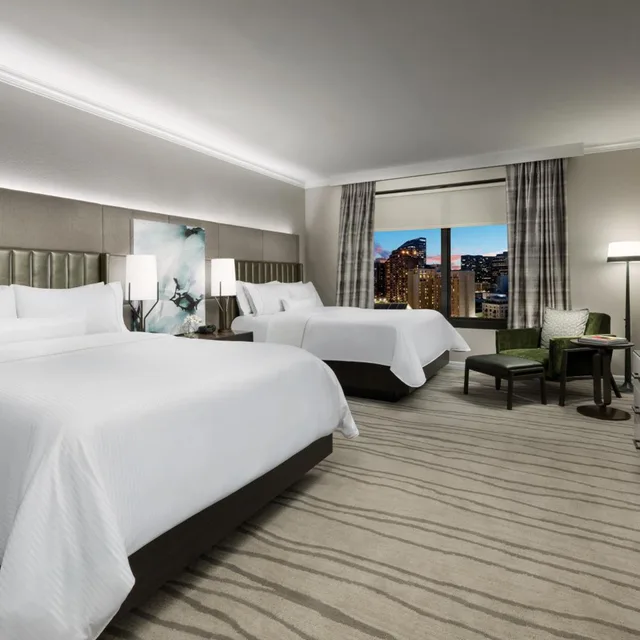 غرفة ديلوكس بسريرين كوين بإطلالة على المدينة، The Westin New Orleans 1/10