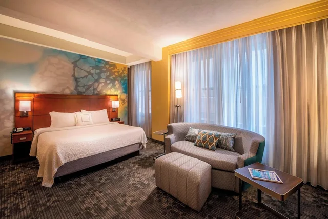 Room, King Bed, Sofa, Courtyard By Marriott Tulsa Downtown 1/1
