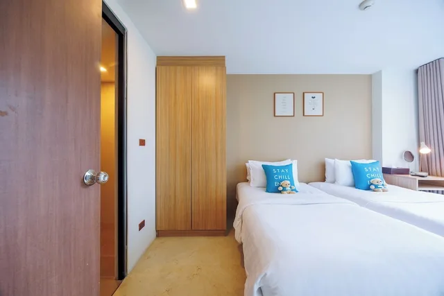 One Bedroom Suite Twin Bed، Cross Vibe Chiang Mai Decem 3/5