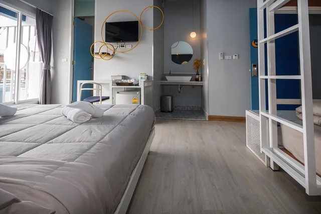 غرفة عائلية، The Moon Hostel Hua Hin 1/2