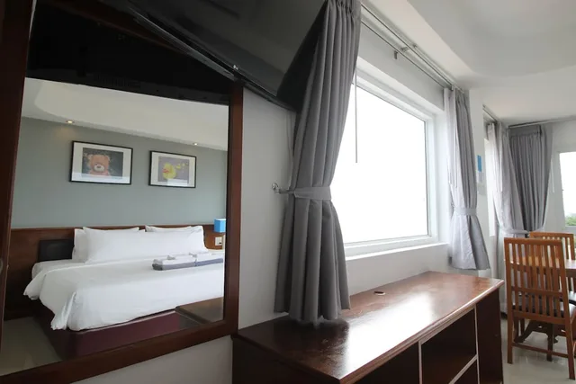 غرفة ديلوكس بسرير مزدوج بإطلالة على البحر، KP Seaview Jomtien 2/5