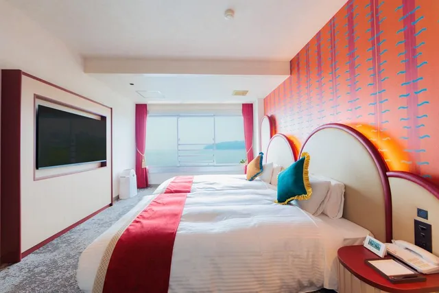 غرفة قياسية بسريرين منفصلين، Hotel New Akao 1/1