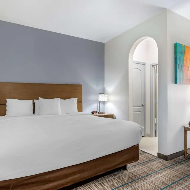 غرفة بسرير كينج بمطبخ صغير، MainStay Suites Port Arthur - Beaumont South 1/1
