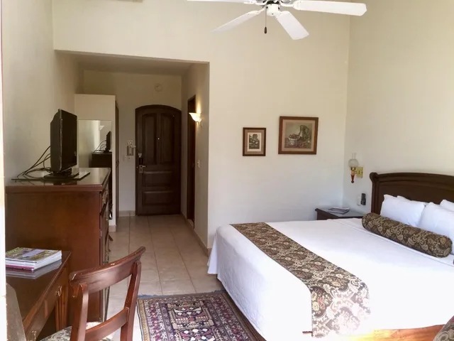 غرفة فاخرة بسرير كينج بشرفة، Hacienda Los Laureles 3/7