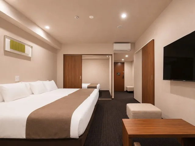 جناح كلوب بسرير كوين وسريرين مزدوجين بغرفة نوم واحدة بجاكوزي، Randor Residential Hotel Kyoto Suites 5/10