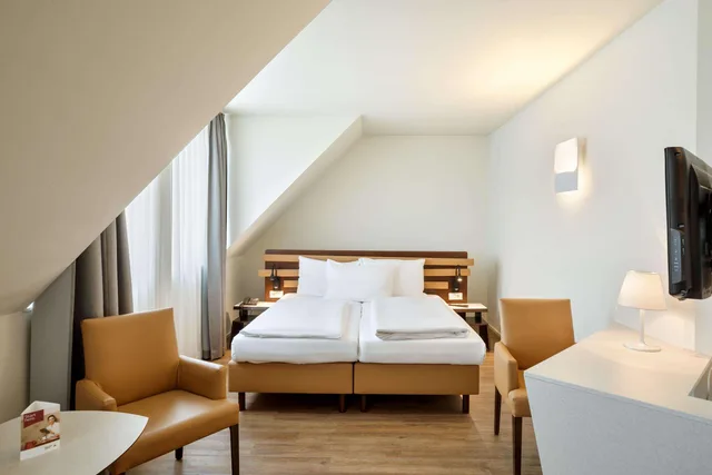 غرفة سوبيريور بسرير مزدوج أو سريرين منفصلين، Four Points Flex by Sheraton Vienna Hauptbahnhof 1/3