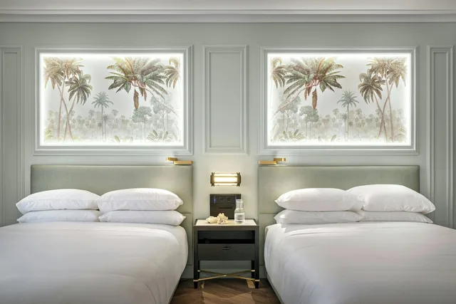 غرفة بسريرين كوين بإطلالة على المدينة بشرفة، The Pyrmont Curacao, an Autograph Collection All Inclusive Resort Adults Only 2/4
