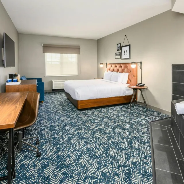 جناح استوديو بسرير كينج مع أريكة بجاكوزي، Country Inn & Suites By Radisson Manchester Airport Nh 5/10