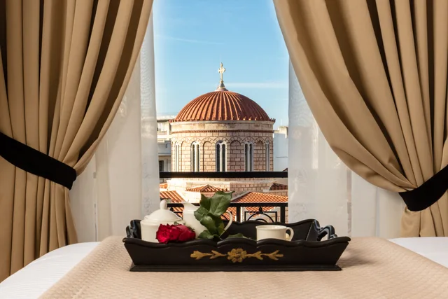 غرفة سوبيريور بسرير مزدوج، Athens Mansion Luxury Suites 10/10