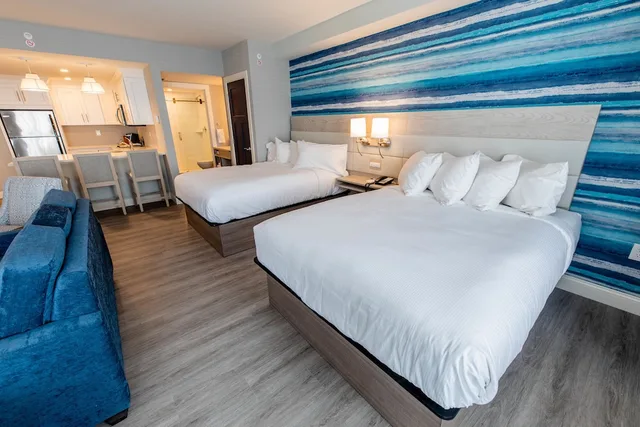 جناح استوديو بسريرين كوين مع أريكة بمنطقة جلوس، Hotel LBI 1/2